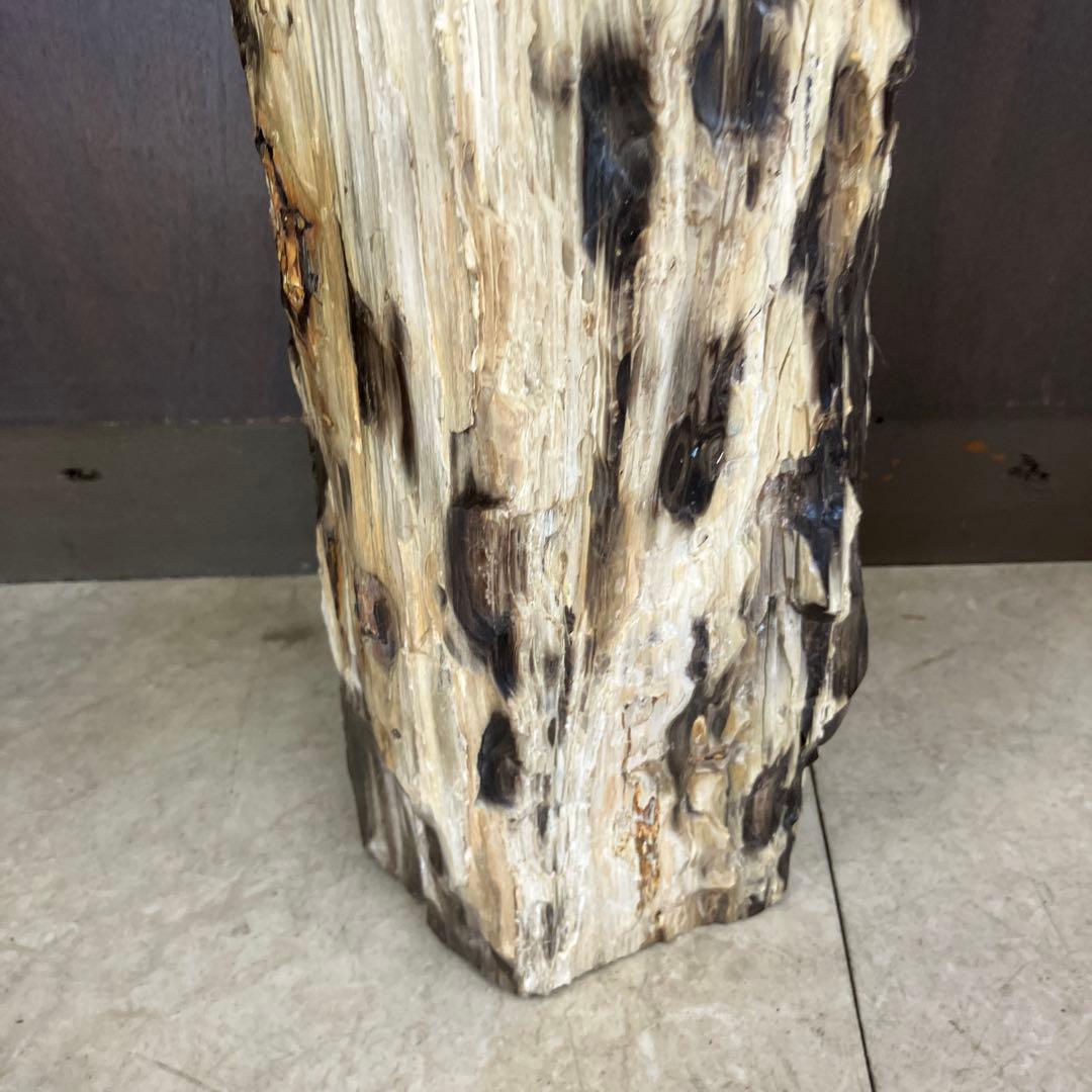 E-4 昭和レトロ 珪化木 化石 木の化石 鑑賞石 置物 飾り インテリア