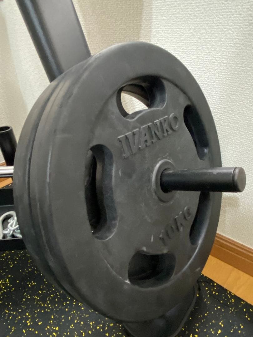 タフスタッフ パワーラック/ラットプル付 VANKOプレート/ダンベルセット付