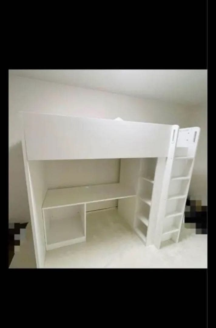 ★引き取り限定★ IKEA ロフトベッド デスク付き