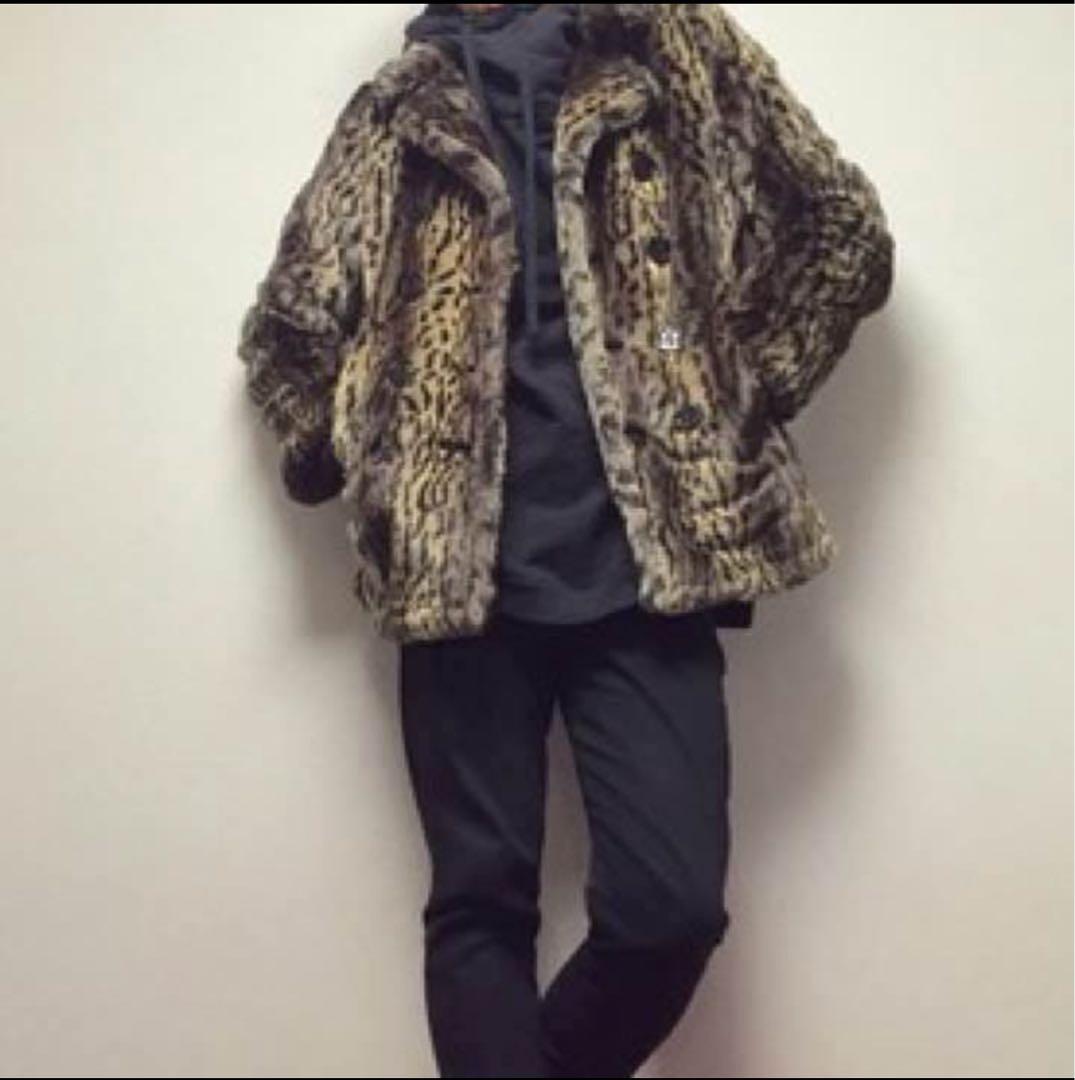 【入手困難レア】schott × MOUSSY レオパードPコート　ピーコート