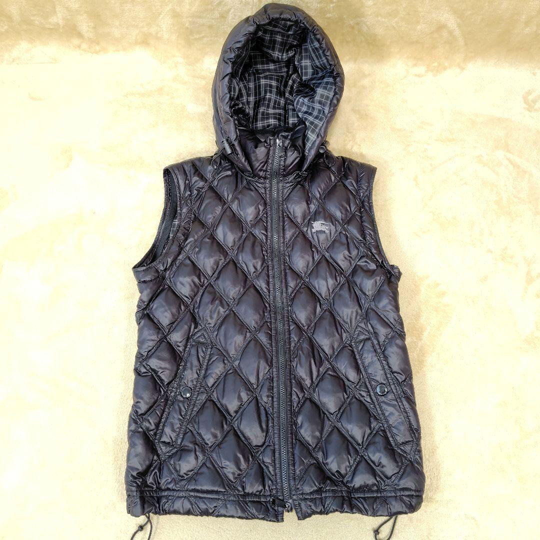 極美品 バーバリーブラックレーベル ウルトラライトダウン ノバチェック 4way