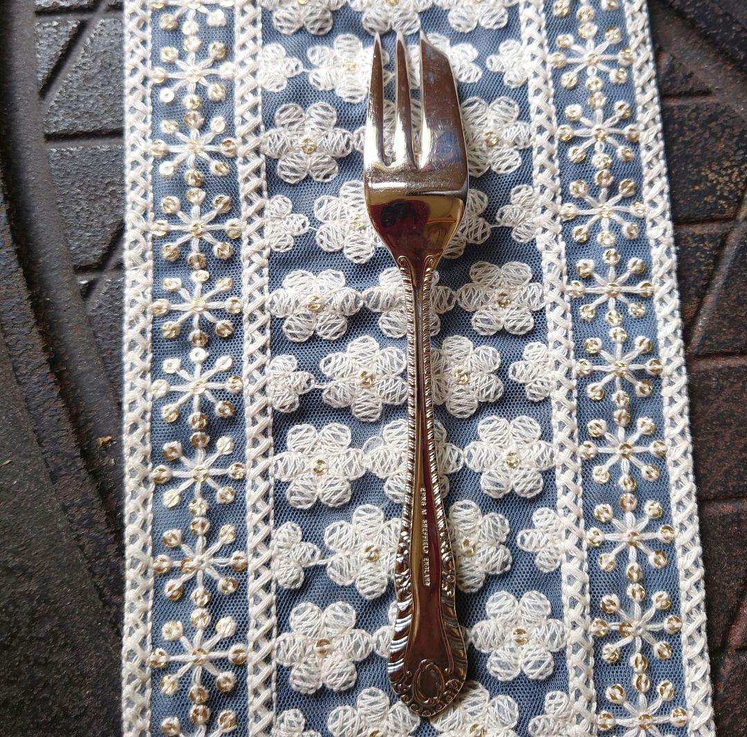 Chinacraft of London ケーキフォーク　6本　銀　ビンテージ