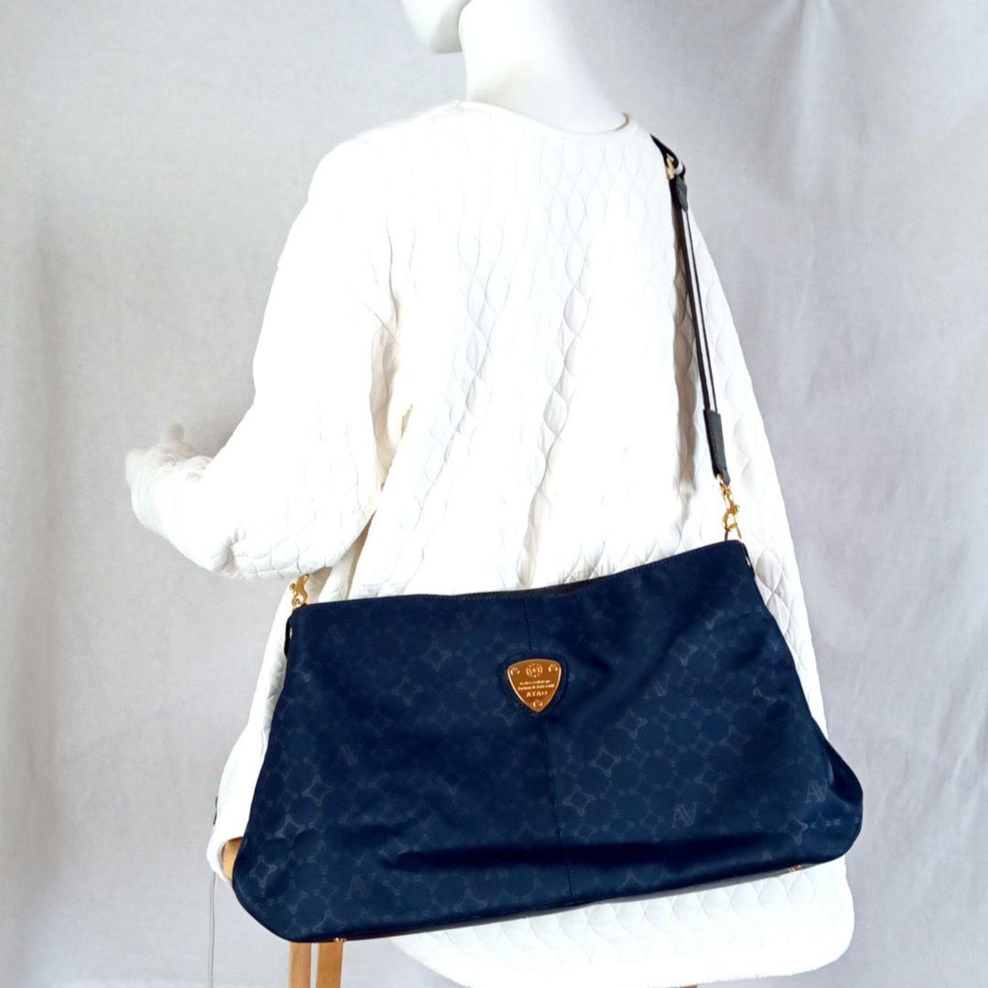 極美品◆ATAO アタオ チヴィ モノグラム 2way ショルダー バッグ