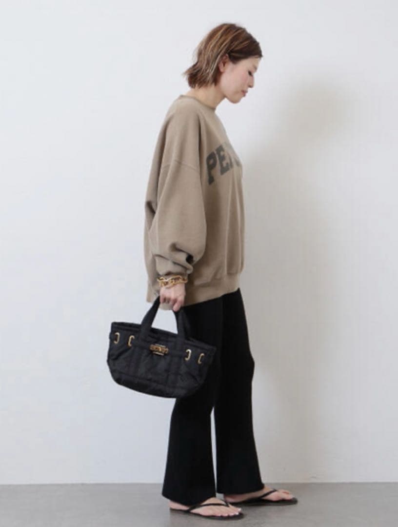 Deuxieme Classe PEACEFUL ロゴスウェット