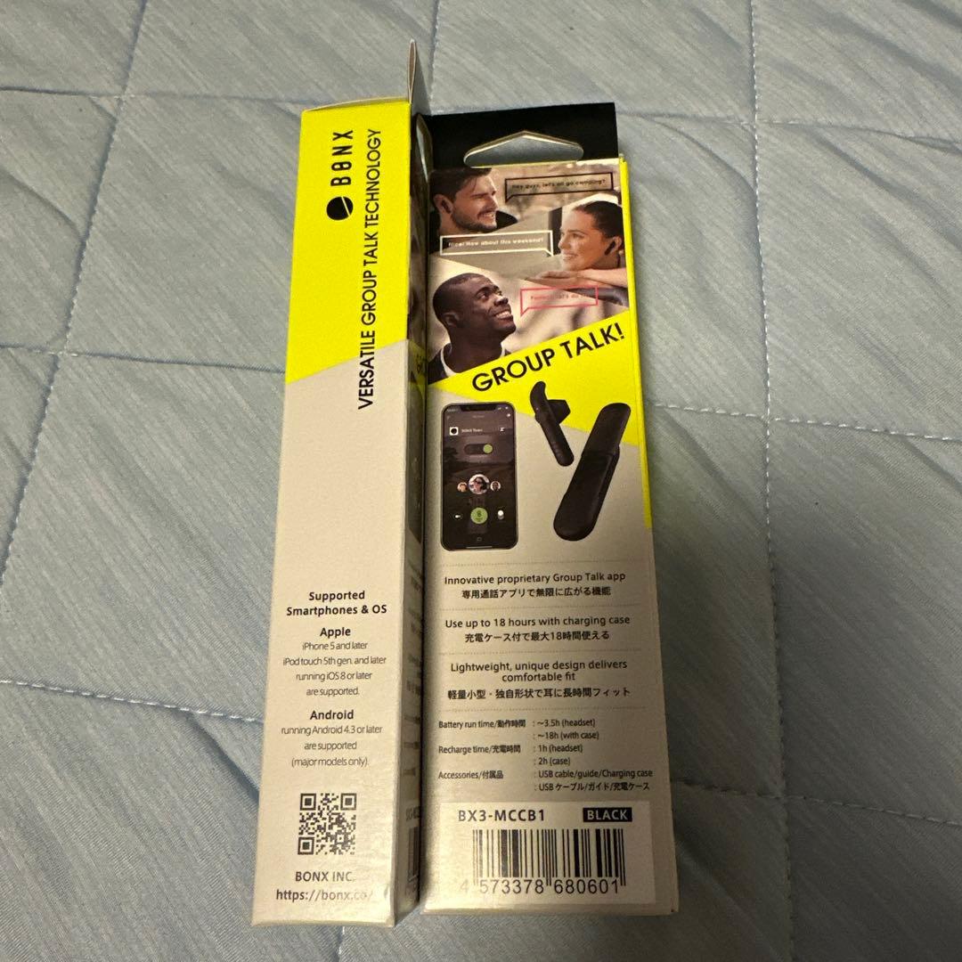 新品　未使用　未開封　BONX mini Bluetoothヘッドセット