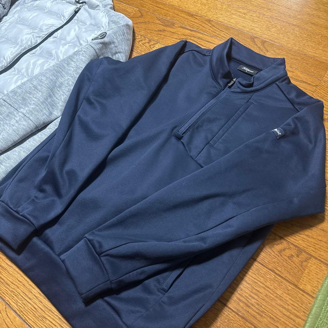 タイトリスト 中綿ニットジャケット ハーフジップジャケット 2枚セット