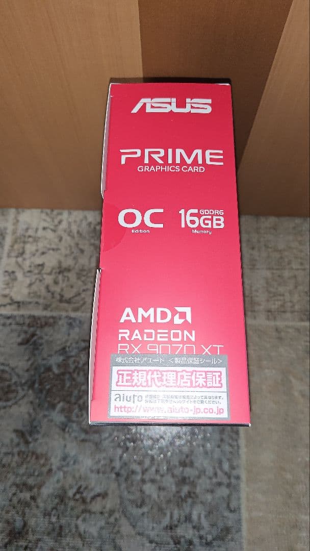 【新品】ASUS Prime Radeon RX9070XT 16GB OC