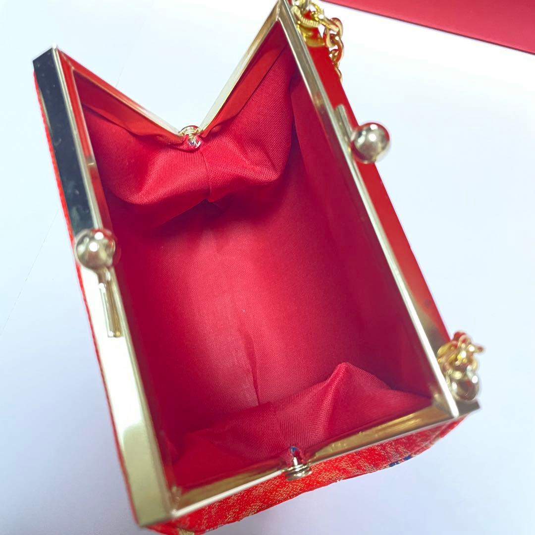 縁起の良い扇柄の七五三 7歳 着物 袋帯 長襦袢 小物セット オレンジ グリーン