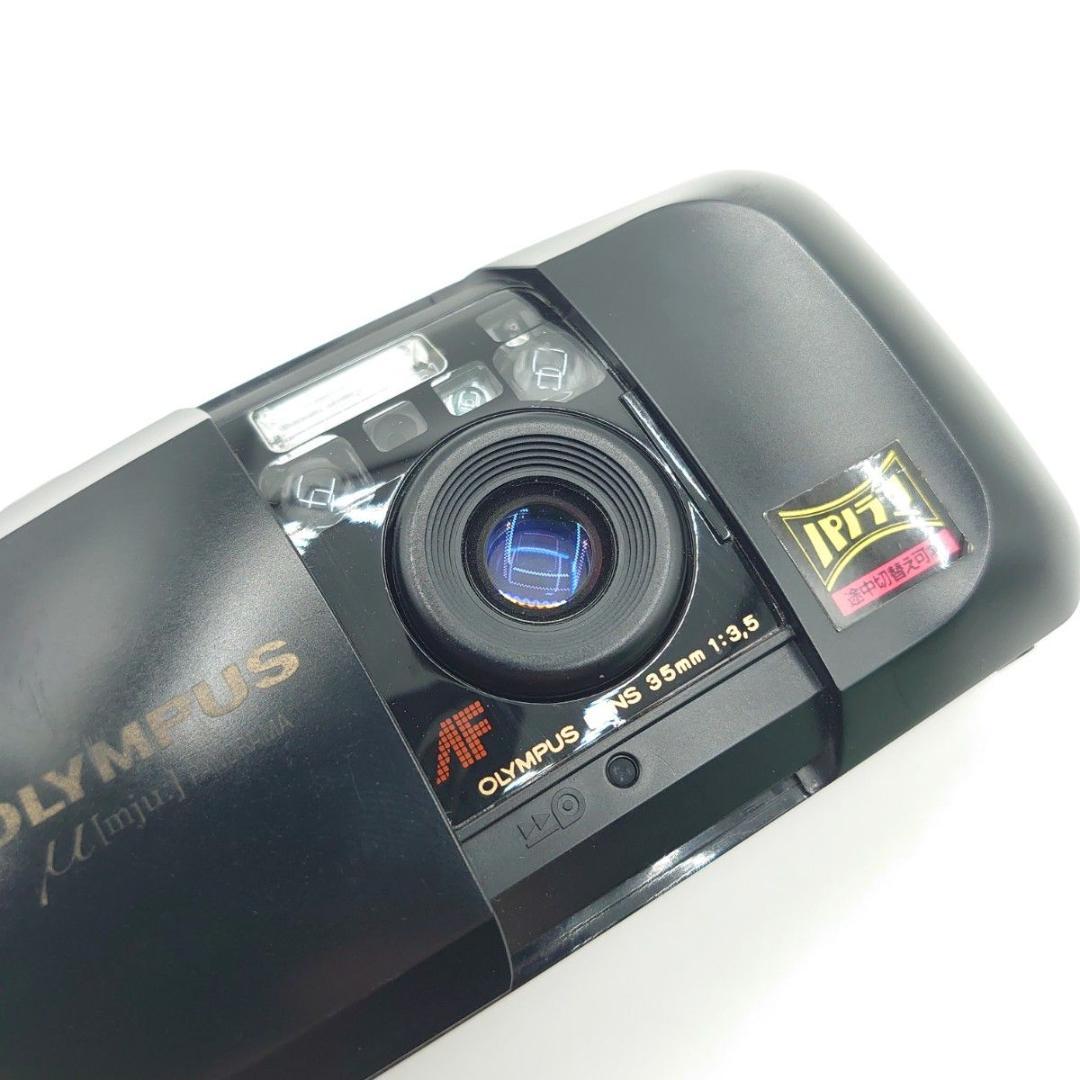 OLYMPUS コンパクトフィルムカメラ mju パノラマ ブラック　ケース付