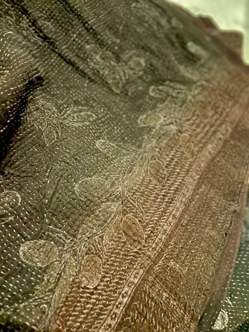 LIGHT YEARS ヴィンテージ キルト　刺子　染め　植物　ライトイヤーズ