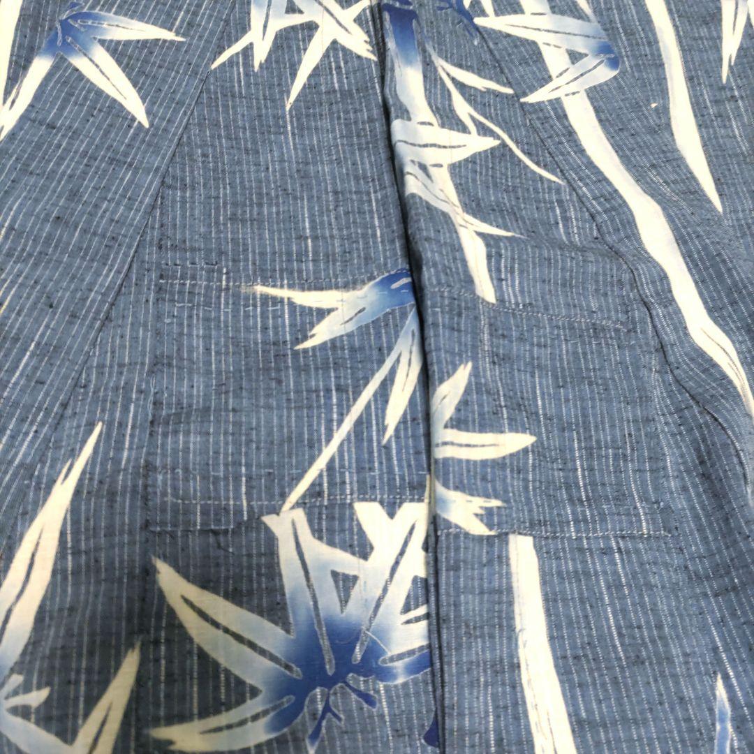 竺仙　浴衣　綿紬