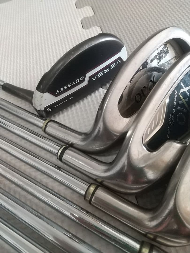 XXIO 豪華11本 ゴルフクラブセット オデッセイパター キャディバッグ付き