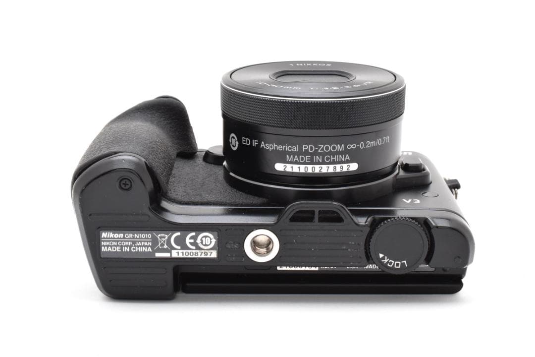 【動作・返品保証】ニコンNikon 1 V3 プレミアキットEVF グリップ付き