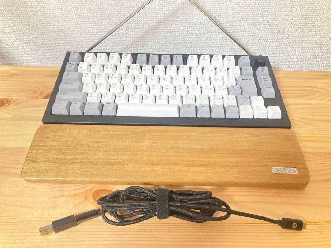 ☆パームレスト付き！！ Keychron Q1 JIS配列 茶軸 キーボード