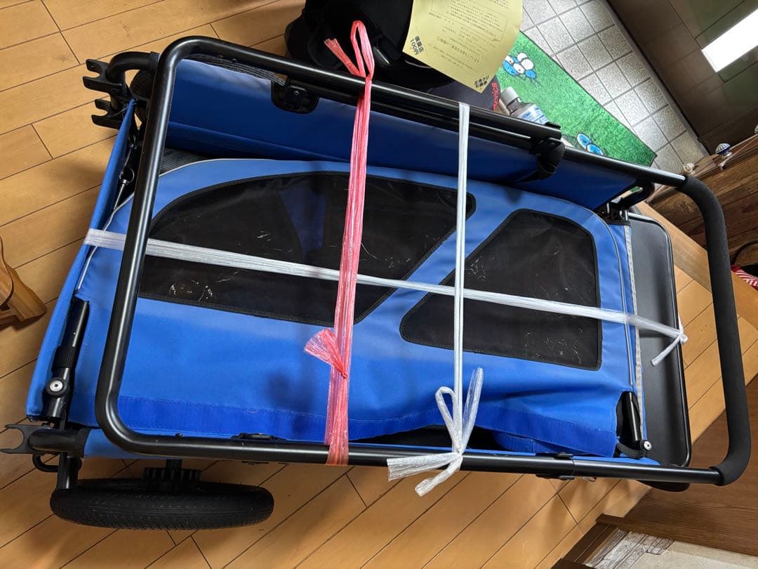 エアバギー・青いペットカート