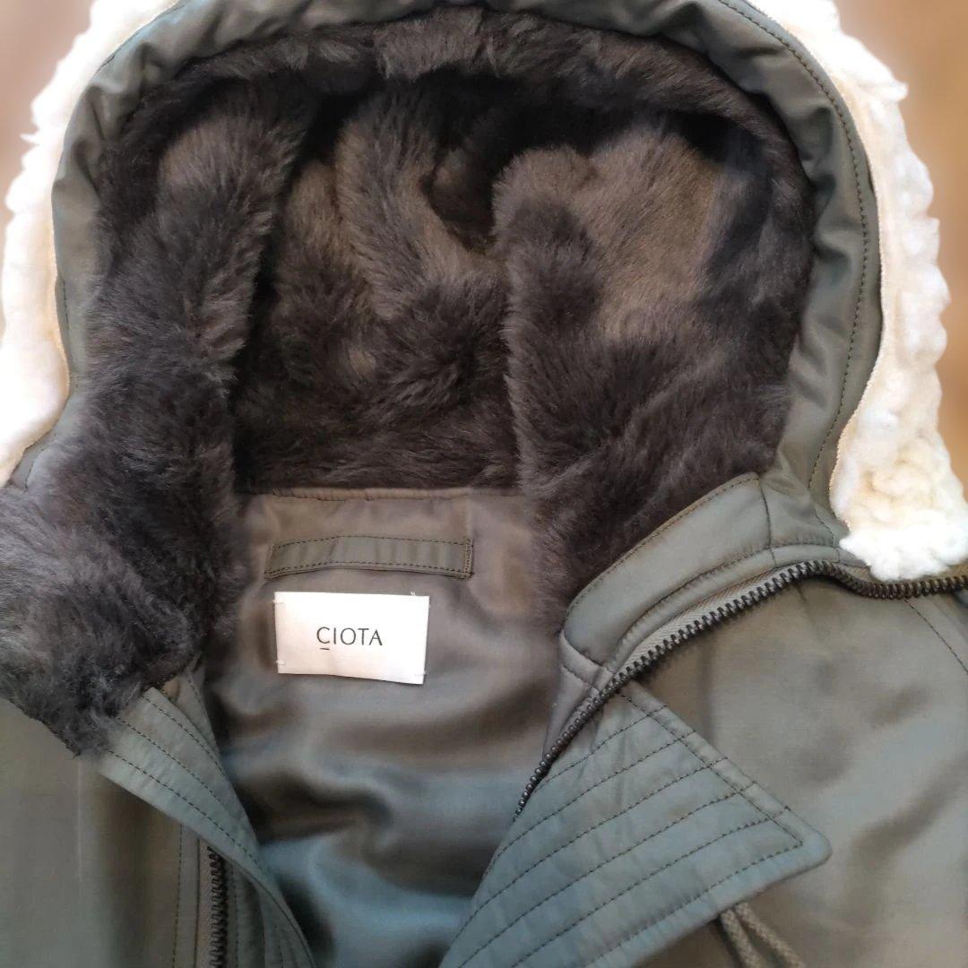 CIOTA メンズフリースライニング フード付き コート　 サイズ6