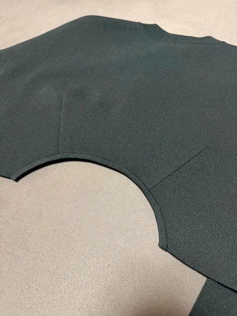 【美品】UN3D.イレギュラーヘムショートニットカーディガン　 サイズ36