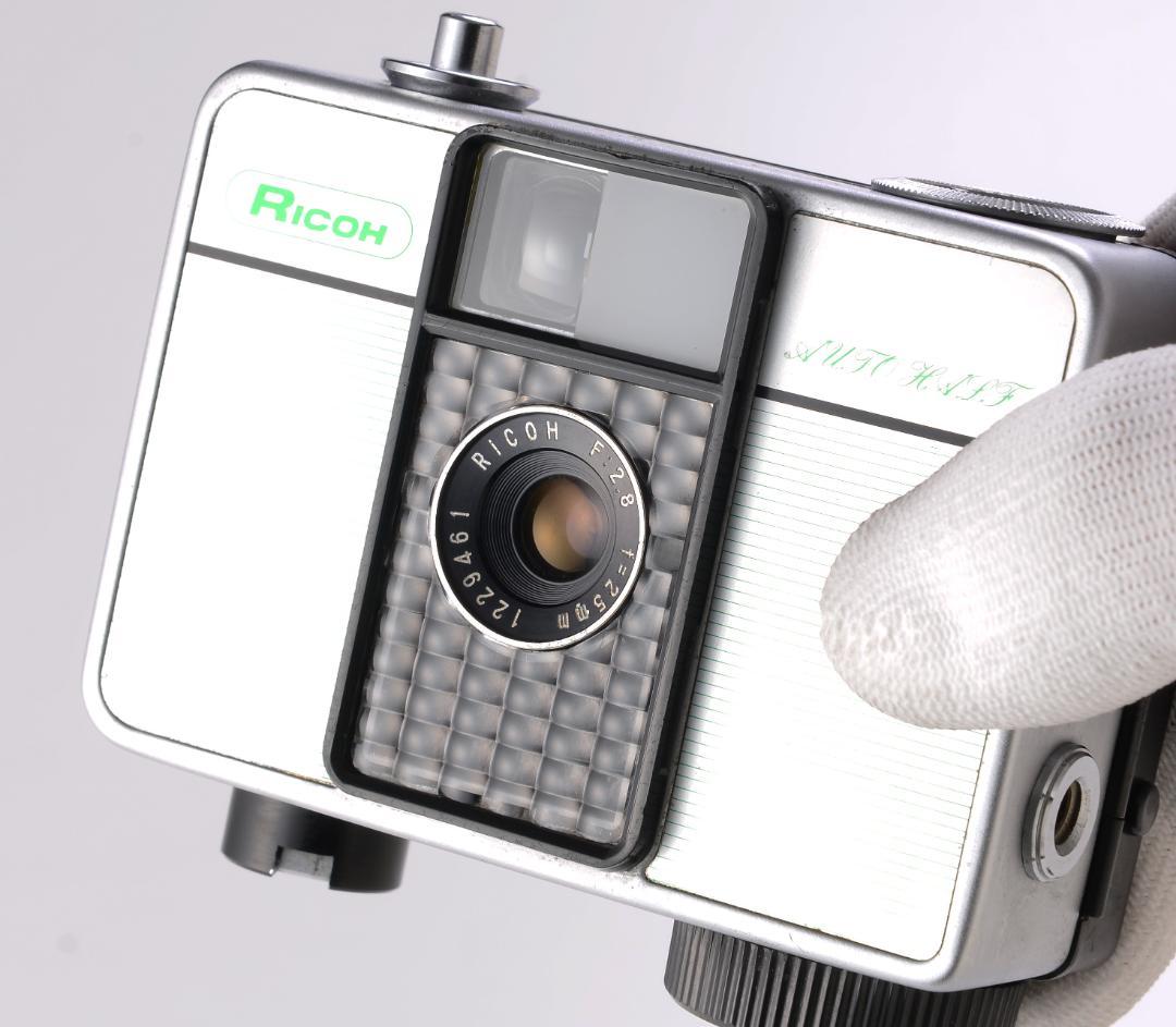 RICOH リコー オートハーフＥ 緑縞模様