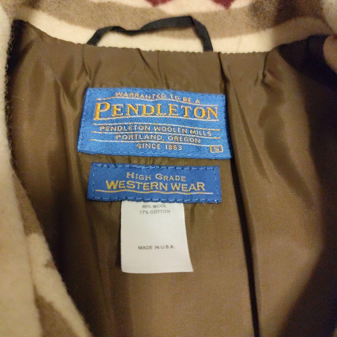 Pendleton 幾何学模様 コート