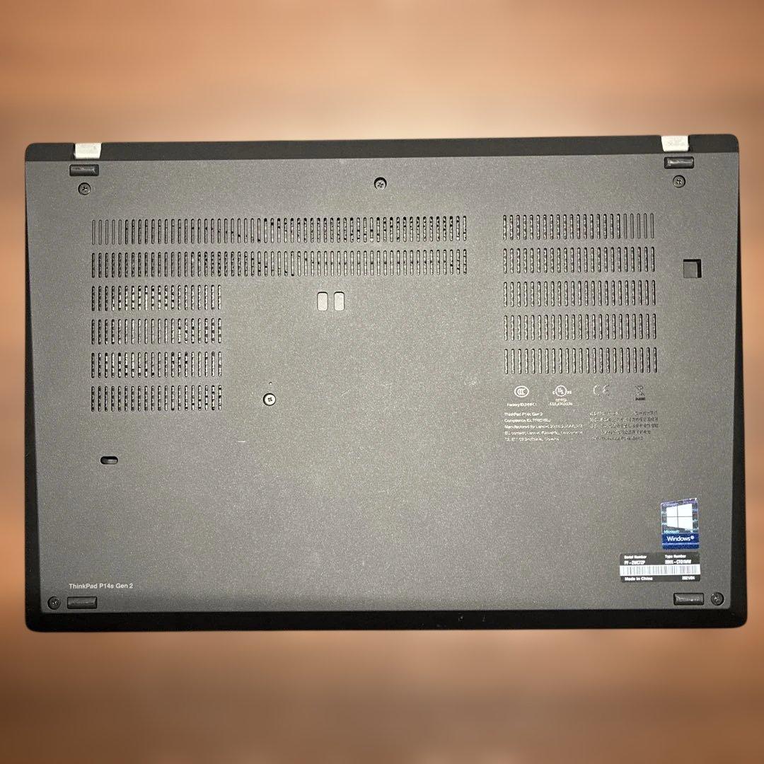 Windowsノート本体 ThinkPad P14s Gen 2 i7 RAM:32GB SSD:1TB