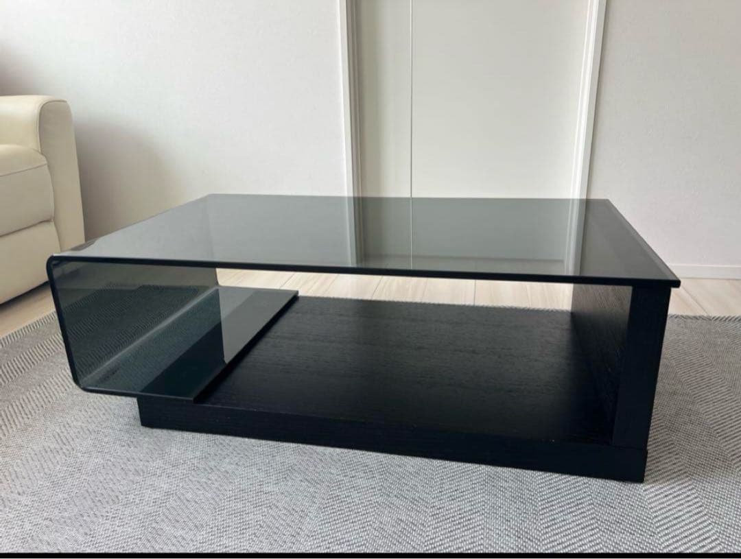 希少✨黒のモダンセンターテーブル