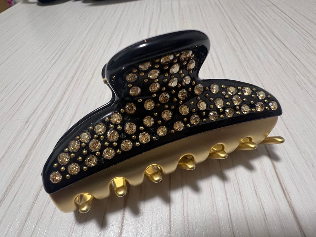 9/8限定値下 アレクサンドルドゥパリ　M クリップ　正規品　ブラック ゴールド