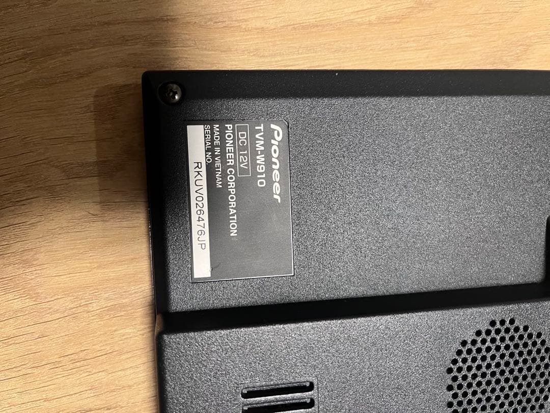 Pioneer TVM-W910 HDMIモニター