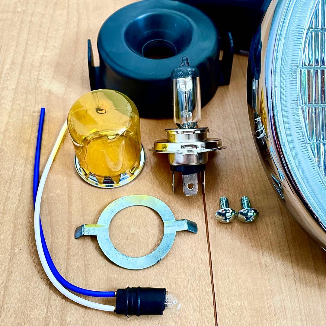 爺倶楽部！　極美品 シビエ 凹み ヘッドライト 当時物 CIBIE