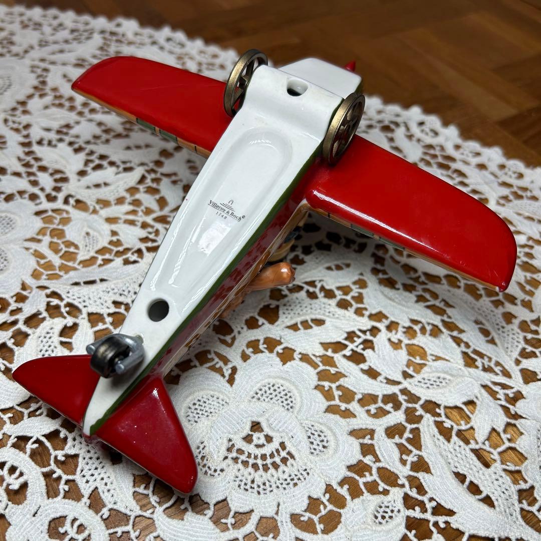 Villeroy & Boch ビレロイボッホ　オブジェ　テディベア　飛行機