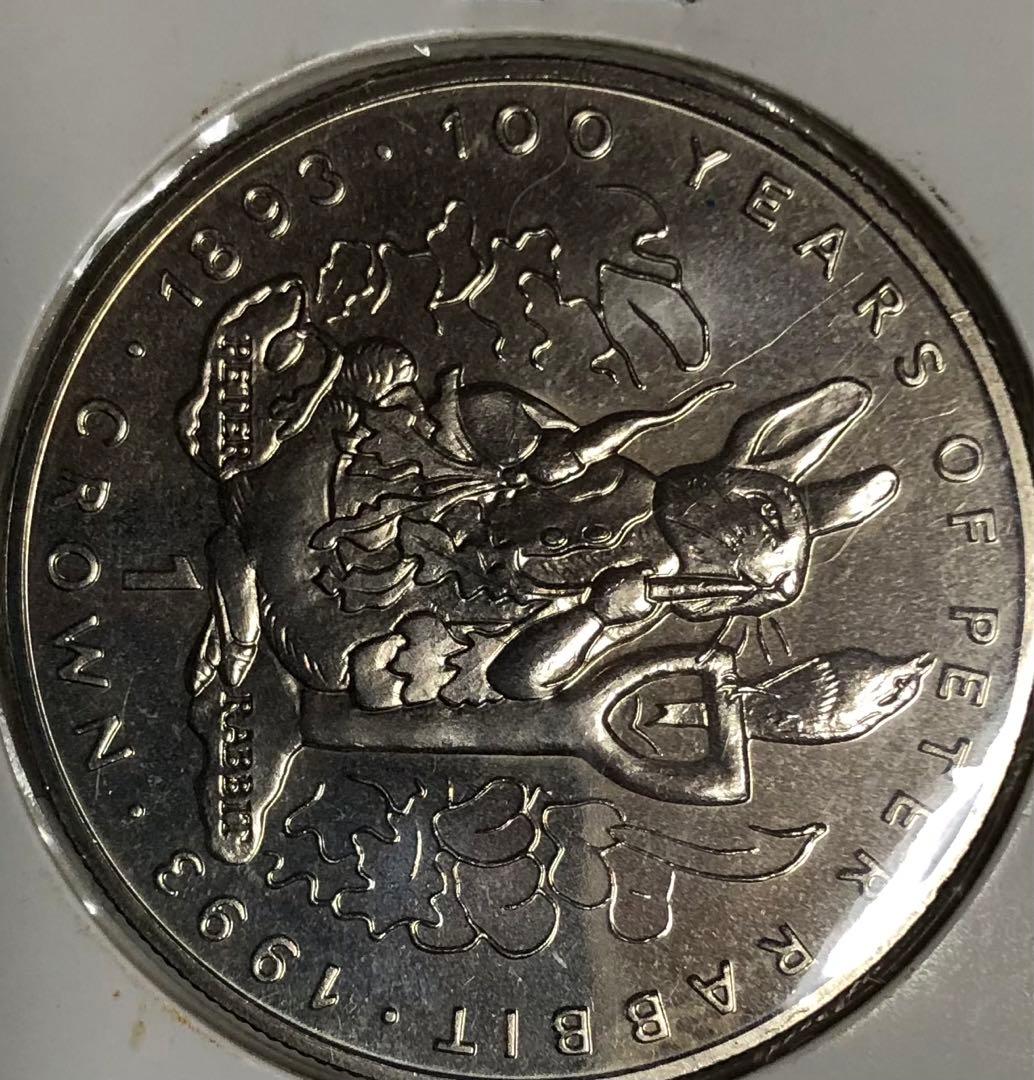 1993年 ジブラルタル 1クラウン 銀貨