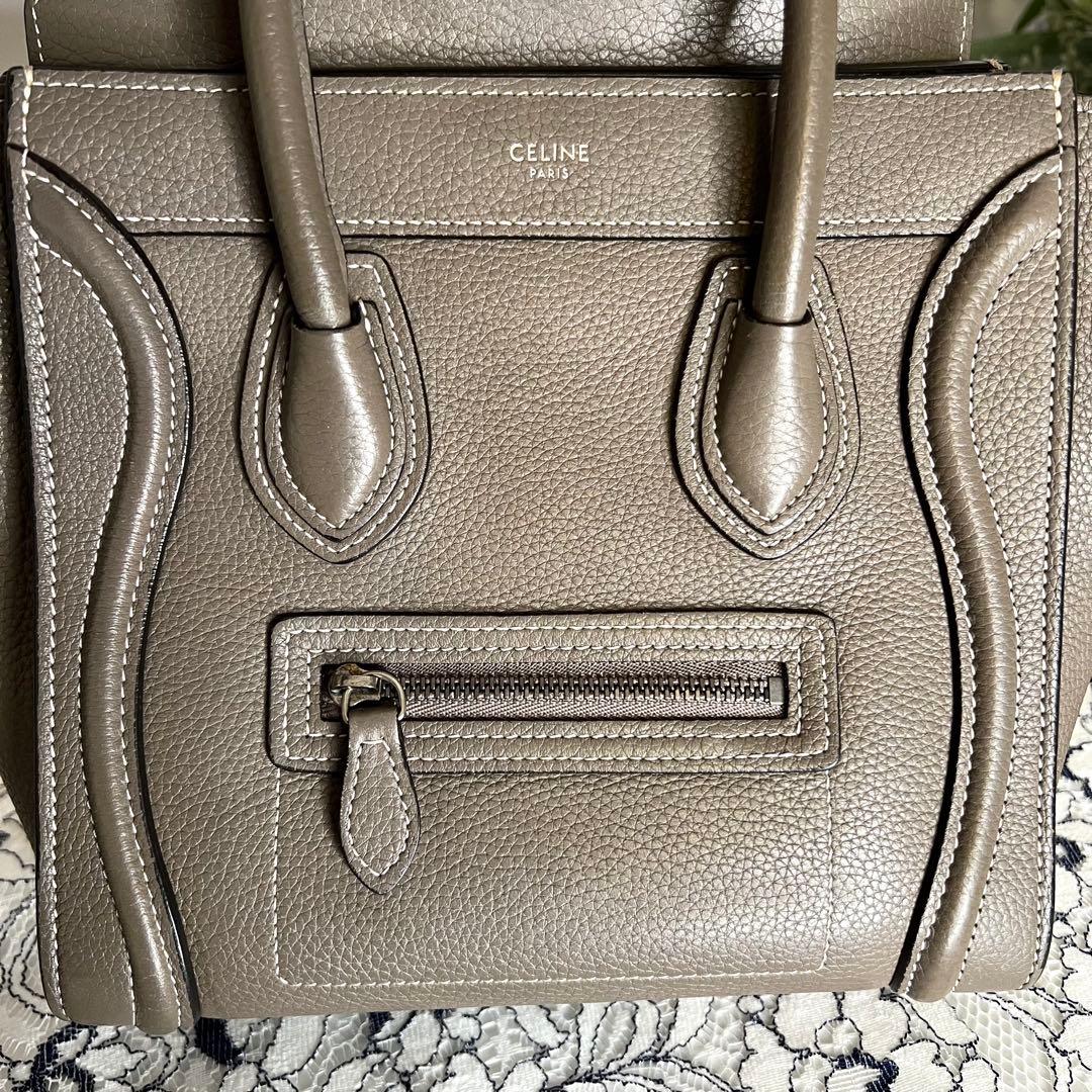 CELINE セリーヌ【美品】ラゲージ ナノ ショルダーバッグ