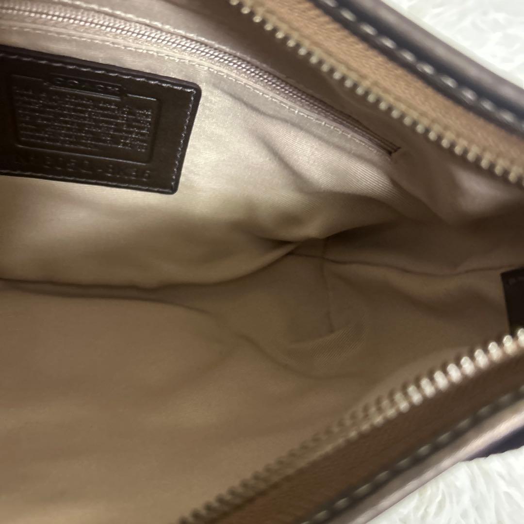 【極美品】COACH ワンショルダー シグネチャー パイソンショルダー