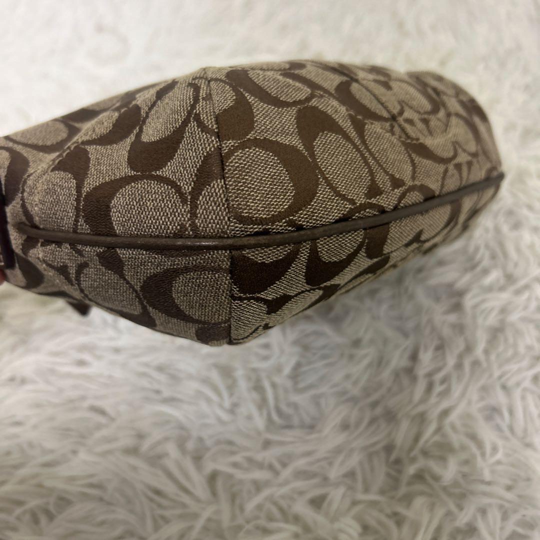 【極美品】COACH ワンショルダー シグネチャー パイソンショルダー