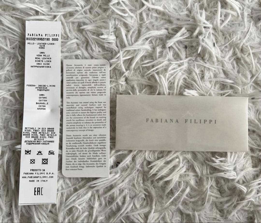 美品 ファビアナフィリッピ モニーレ 2way ハンドバッグ ショルダー A4