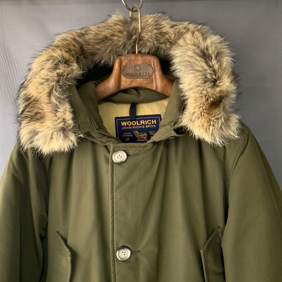 カナダ製Woolrich ウールリッチ アークティックパーカ M オリーブ