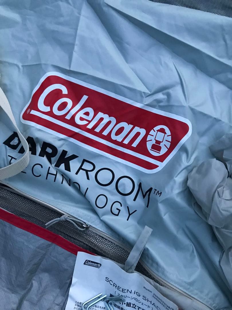 Colemanコールマン スクリーン　IGシェード + DARKROOM テント