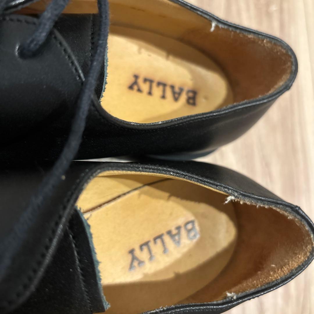 BALLY 黒 レザー シューズ EU40