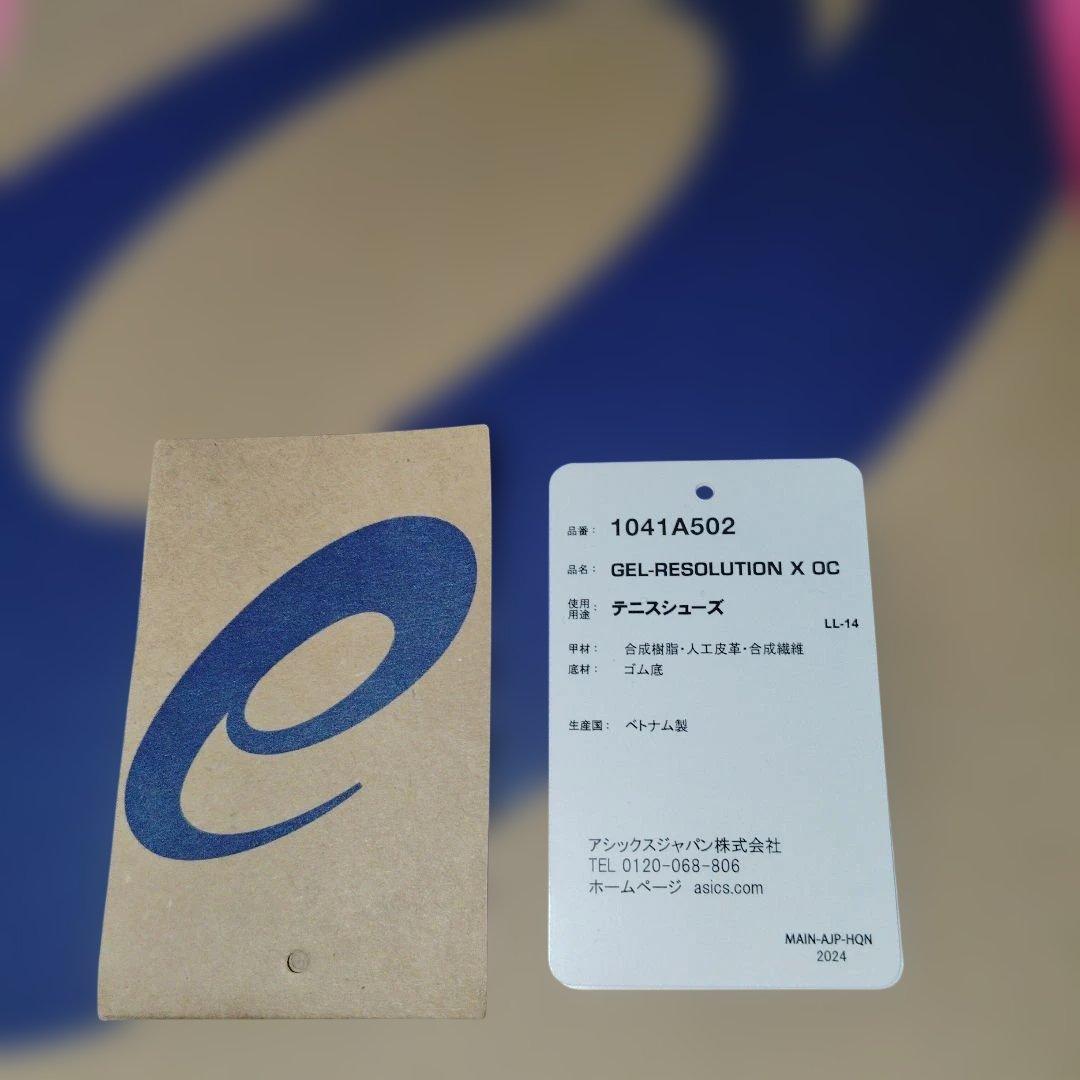 新品GEL-RESOLUTION X OC25.5 (ホワイト/ブラック)2E