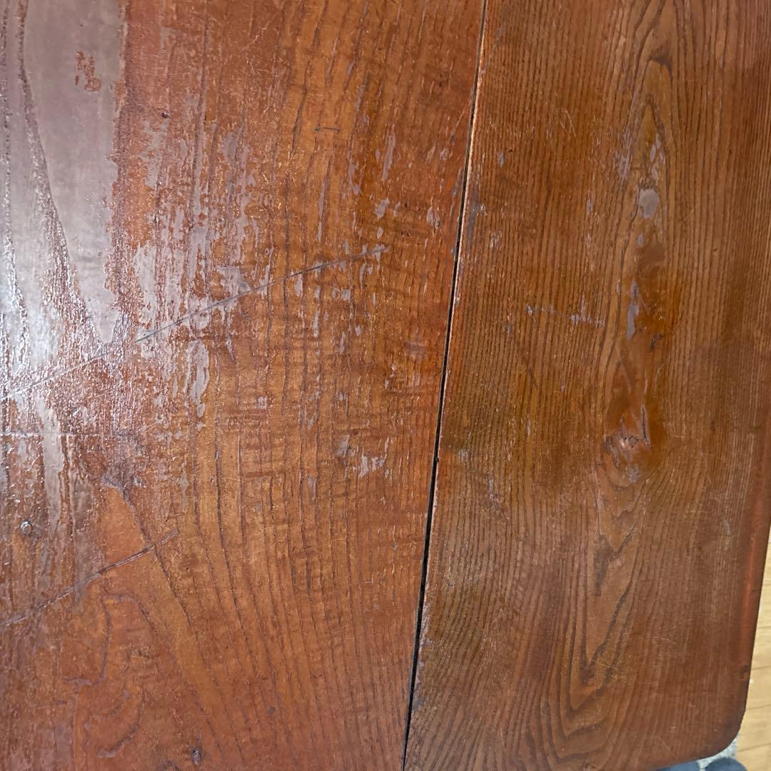 古い木製の折り畳みテーブル　ちゃぶ台　昭和レトロ　お値下げ中　お値段交渉可能です