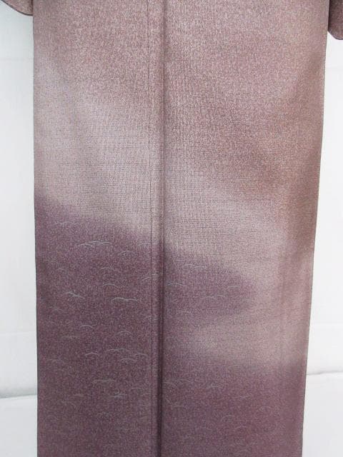 未着用に近い！本場縞大島紬＊中昌紬織物＊奄美浪漫＊訪問着＊１５６ｃｍ＊裄６５