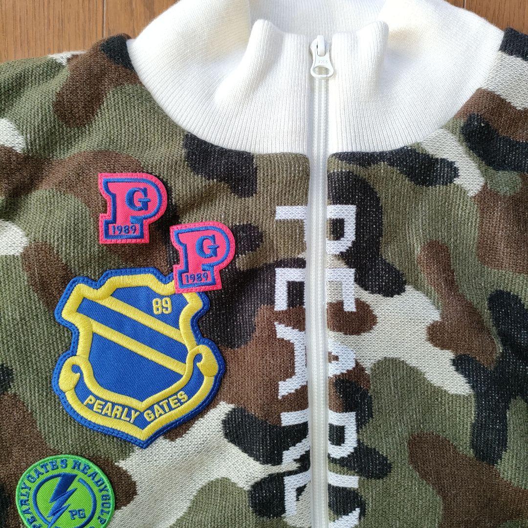 パーリーゲイツ　迷彩　蓄熱　アウター