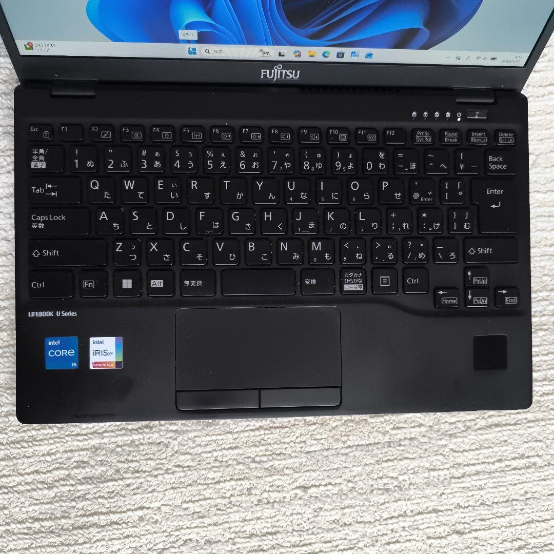 Lifebook U9312/K 第12世代 LTE 静脈認証