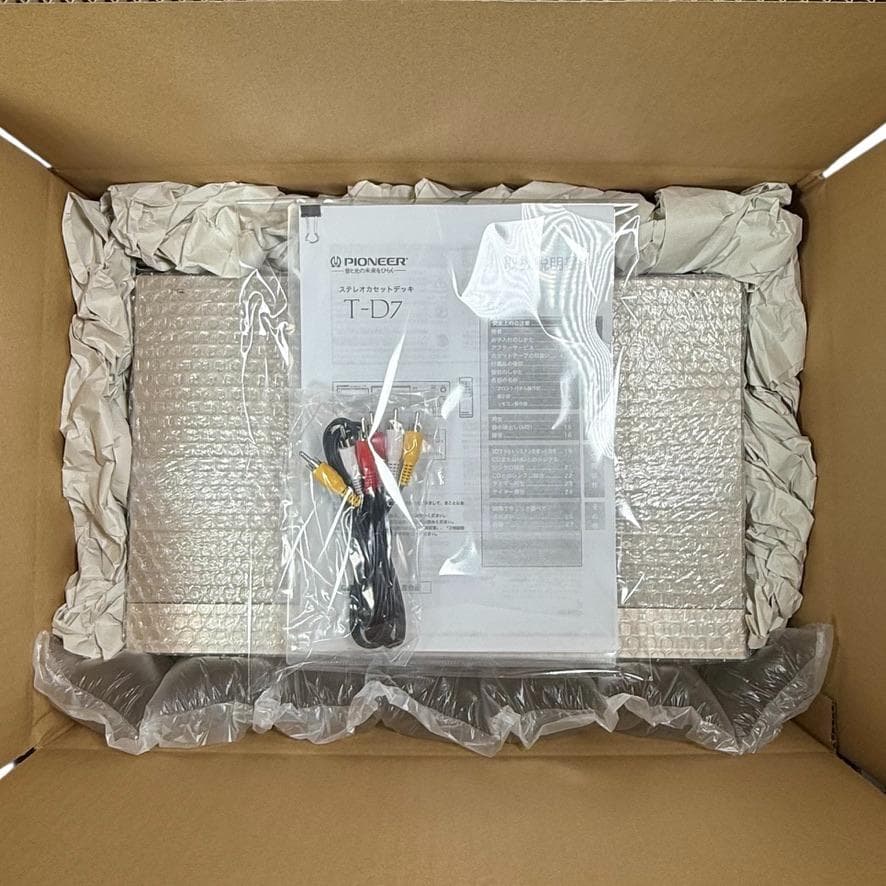 優良動作品・録音動作確認済◆パイオニア 3ヘッドシングルカセットデッキ T-D7