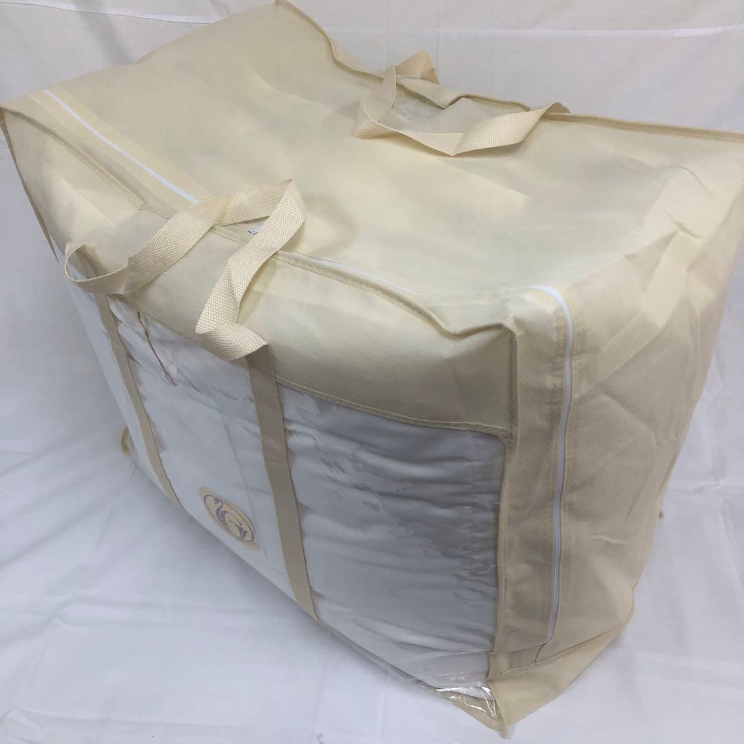 羽毛布団 ダブル ニューゴールド 白色 日本製 190×210cm 特別価格
