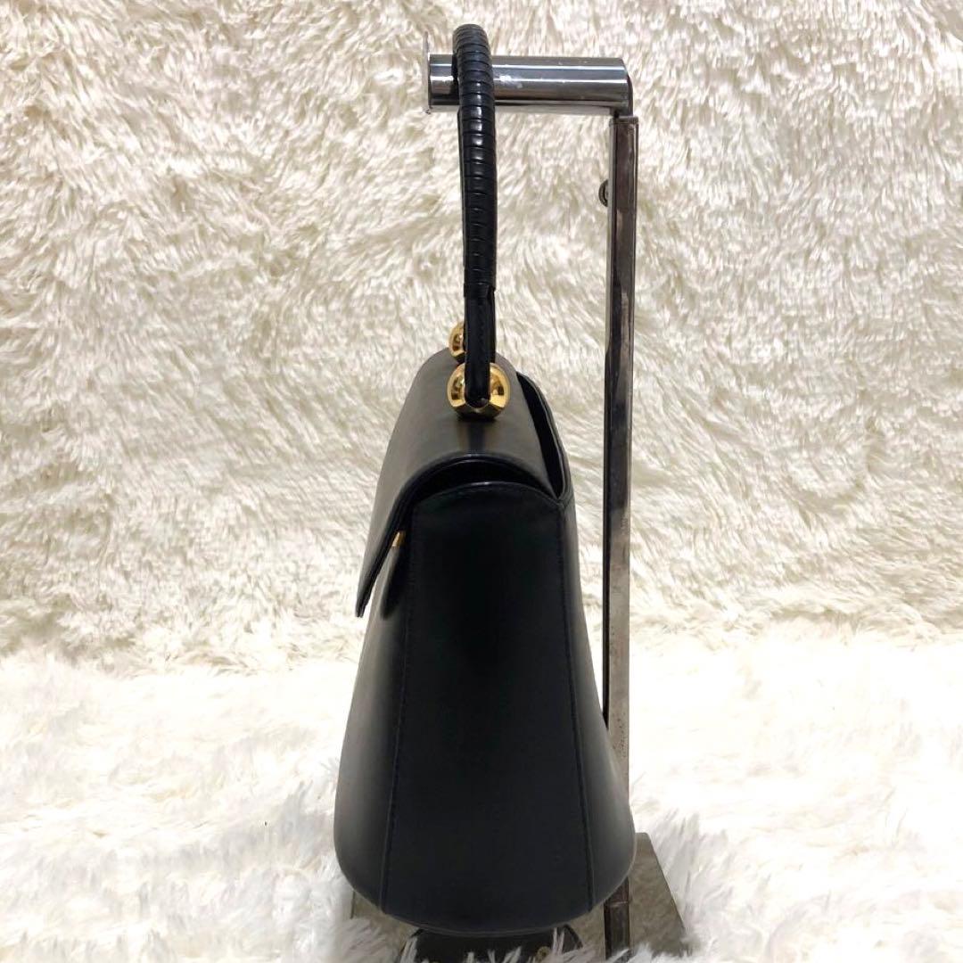 新品同様✨ハマノ ロイヤルモデルハンドバッグ フォーマル　皇室御用達 ブラック