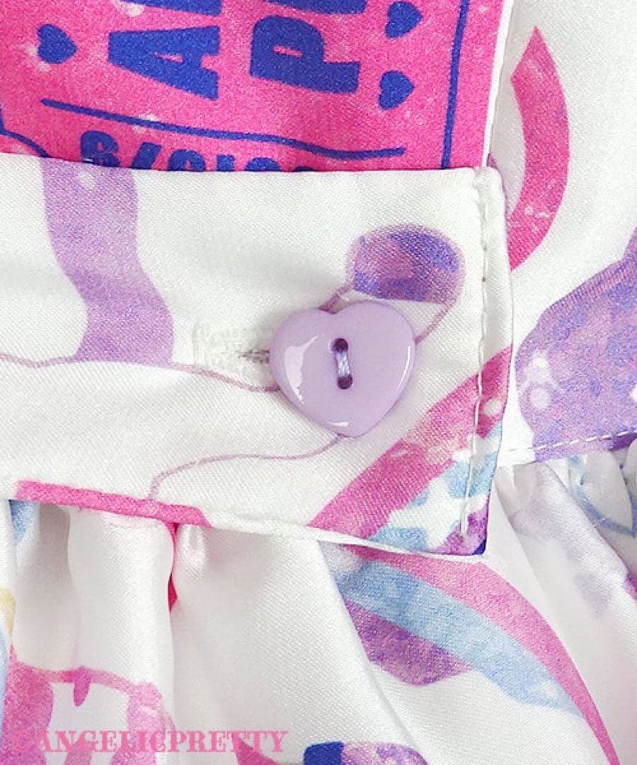 angelicpretty girlystickerジャンパースカート&バレッタ