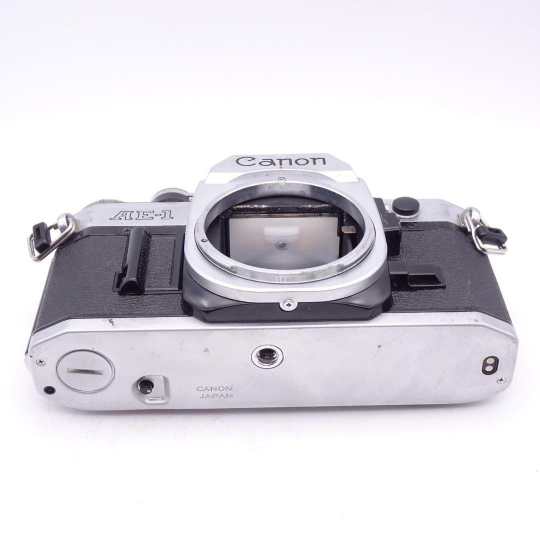 【動作確認済】 Canon AE-1 ボディ シルバー 一眼レフ フィルムカメラ