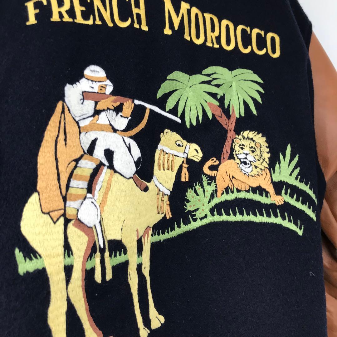 BLACK WEIRDOS スタジャン　L　牛革