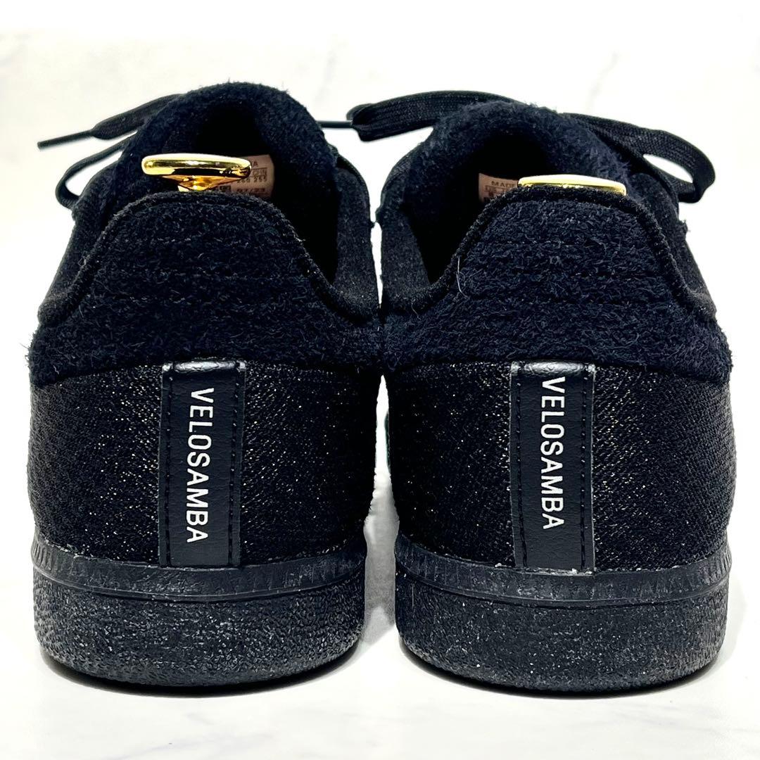 極美品☆アディダス／ベロサンバ サイクリングシューズ 26cm オールブラック