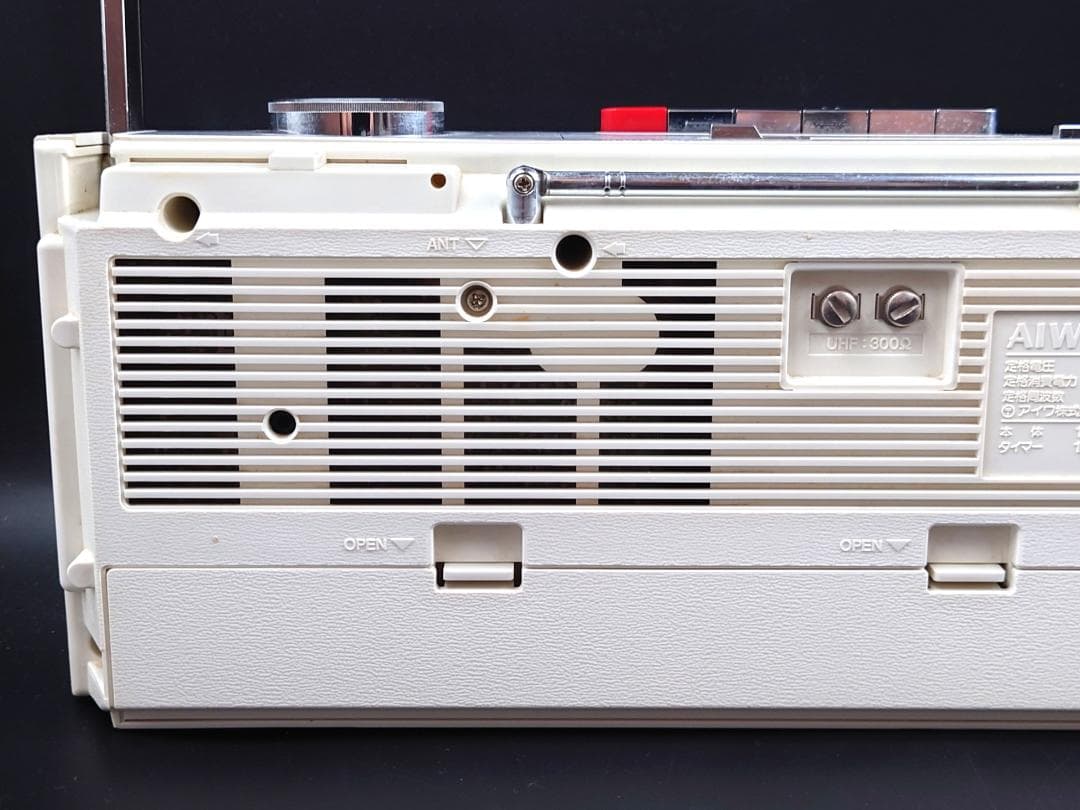 【ジャンク】 外装良好 AIWA ラジカセ CS-W99 昭和レトロ アイワ